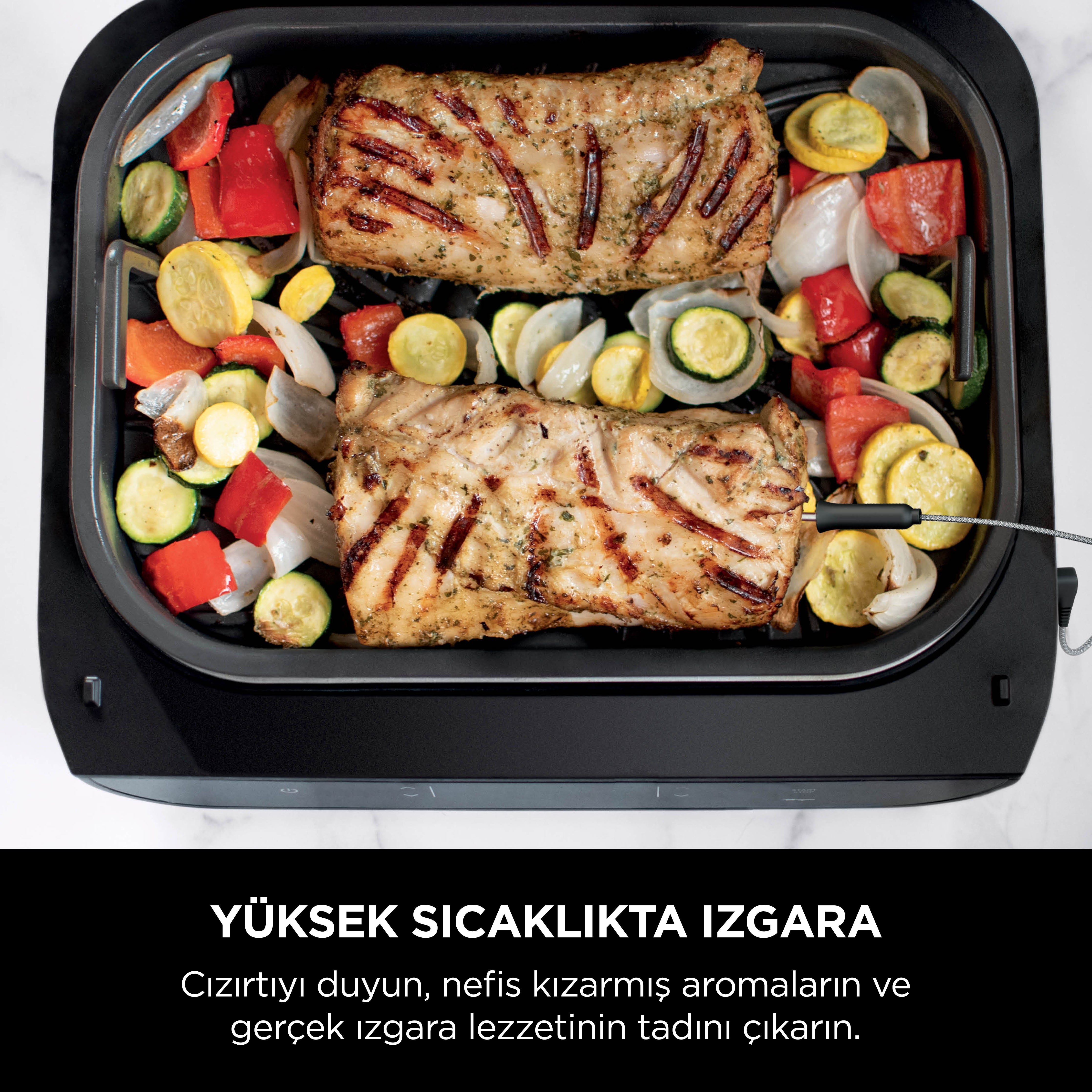 レンジフードファイター Ninja Foodie MAX 6-in-1 Izgara ve Air Fryer – Sharkninja