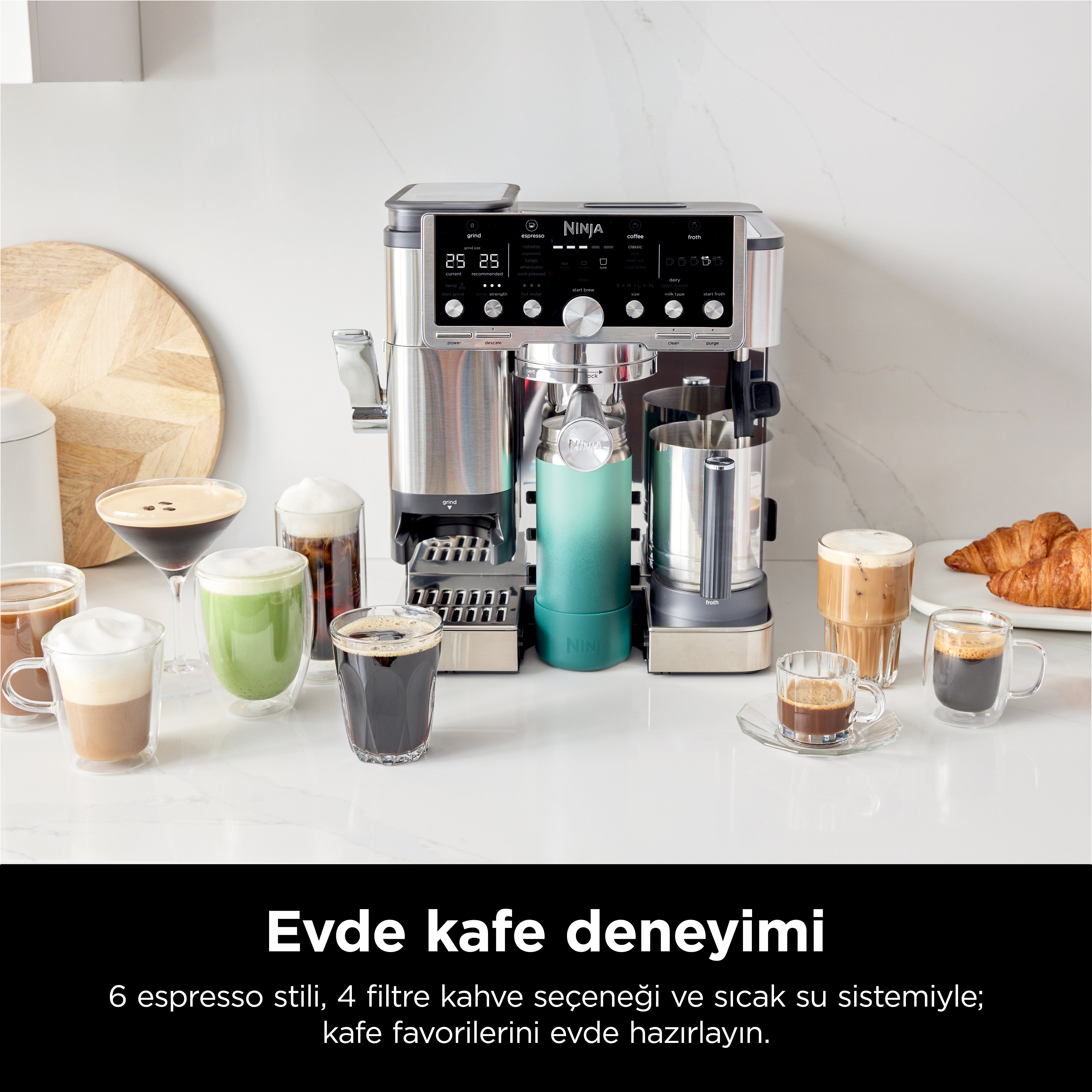 Ninja Luxe Café Pro Series Espresso Makinesi – Sharkninja Ninja Luxe Café Pro Series Espresso Makinesi – Sharkninja