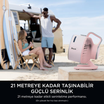 Shark Flexbreeze HydroGo Serinletici Buharlı Fan - Pembe