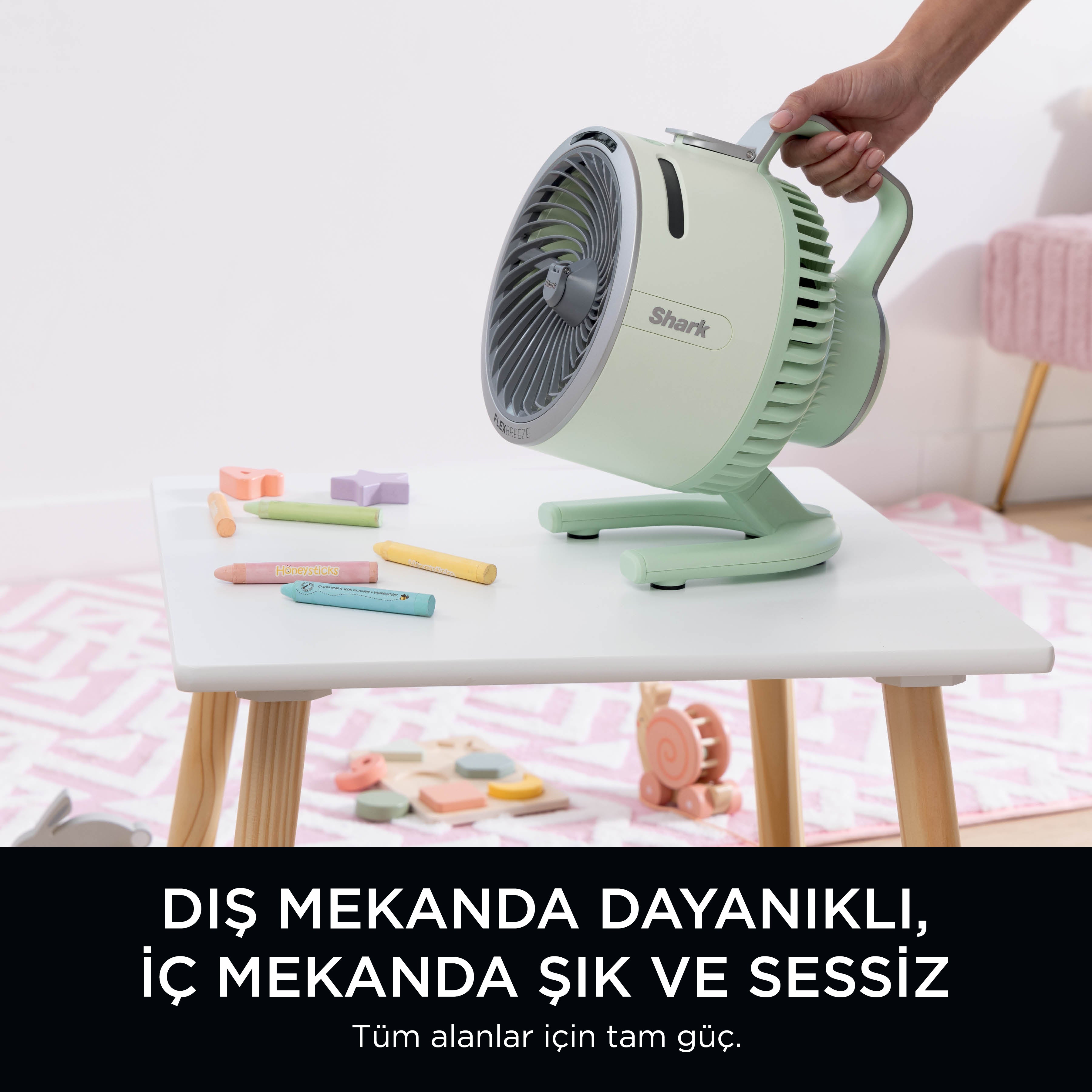 Shark Flexbreeze HydroGo Serinletici Buharlı Fan - Yeşil – Sharkninja