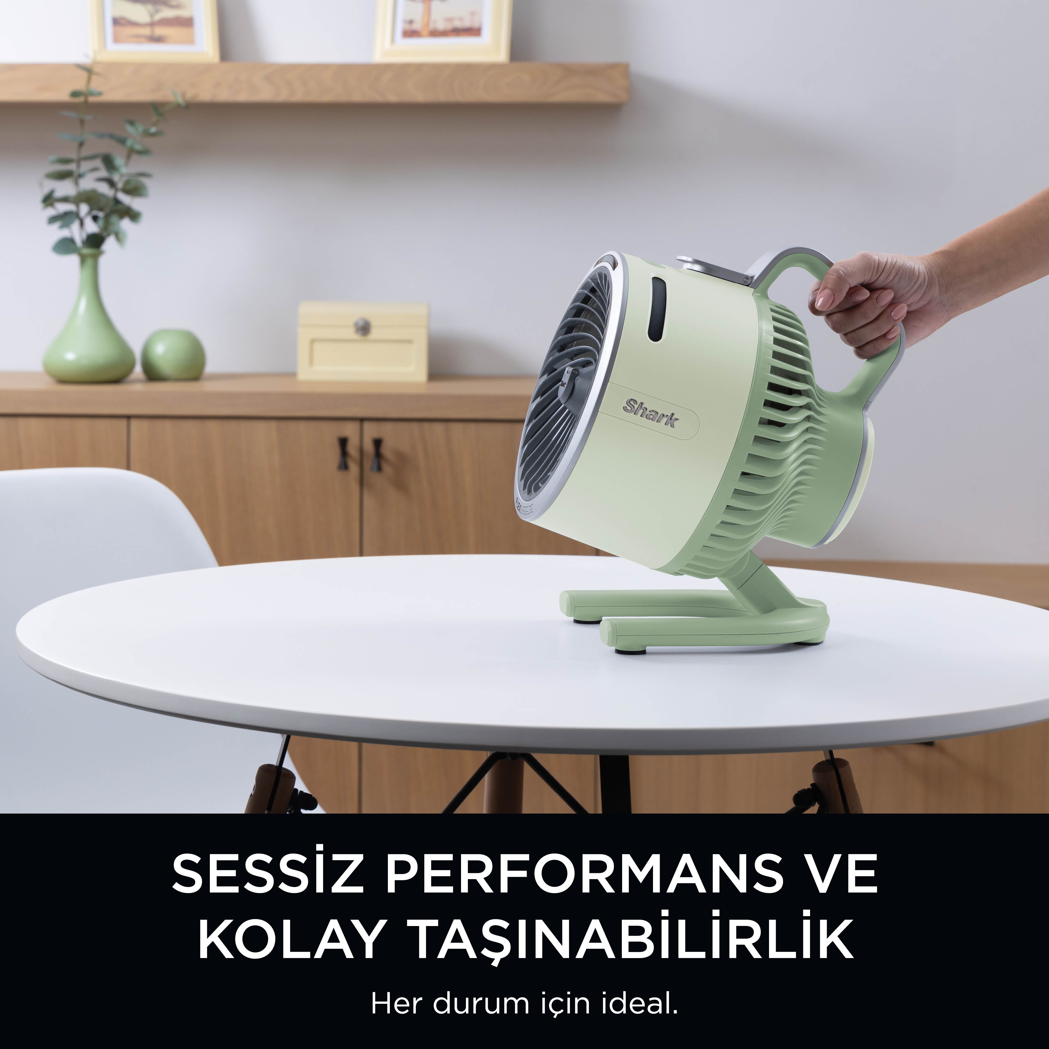 Shark FLEXBREEZE HydroGo グリーン Shark Flexbreeze HydroGo Serinletici Buharlı Fan - Yeşil – Sharkninja