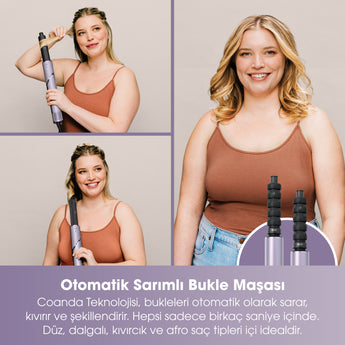 Shark FlexStyle 5-in-1 Saç Kurutma & Şekillendime Sistemi - Lila