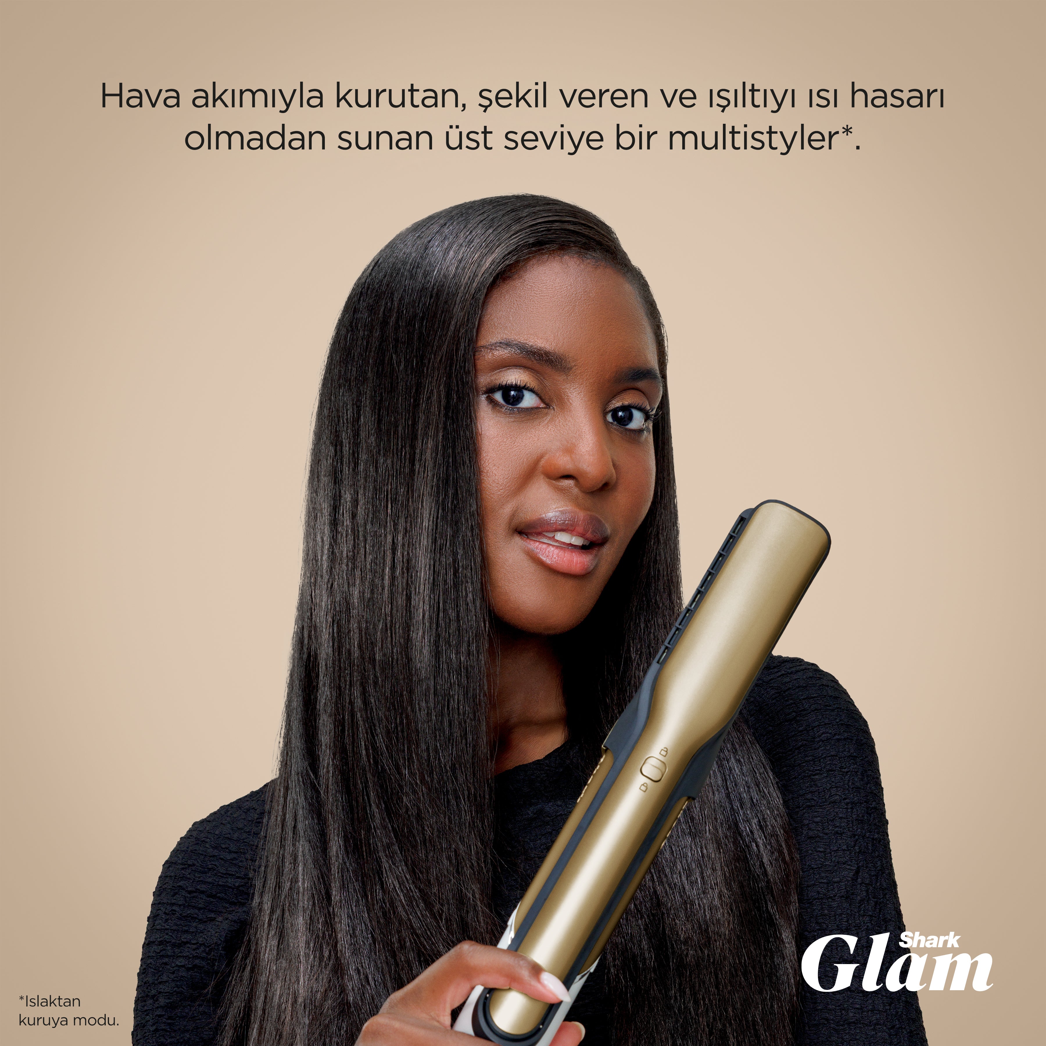 Shark Glam 5 Başlıklı Düz,Dalgalı ve Bukleli Çok Amaçlı Saç
