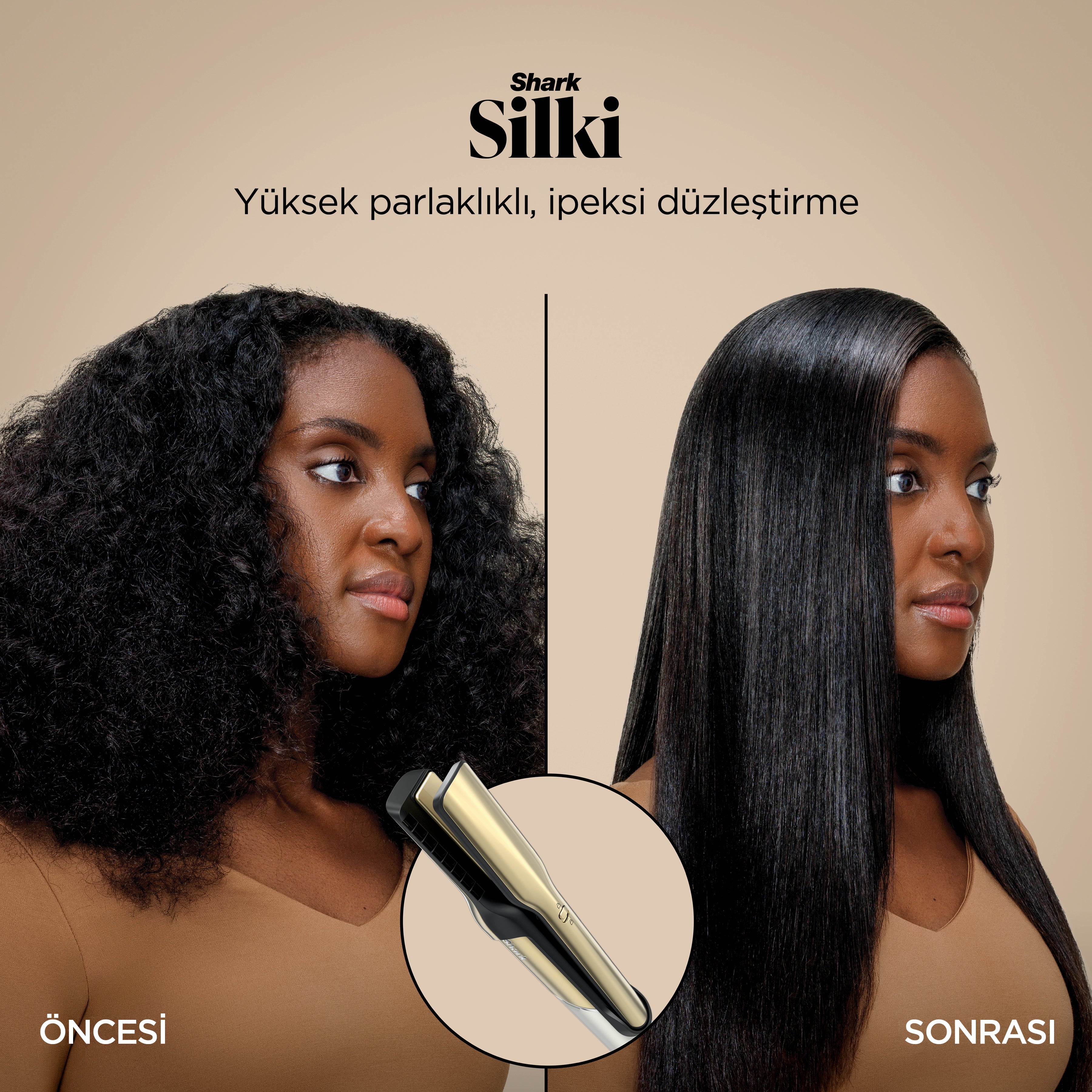 Shark Glam 5 Başlıklı Düz,Dalgalı ve Bukleli Çok Amaçlı Saç