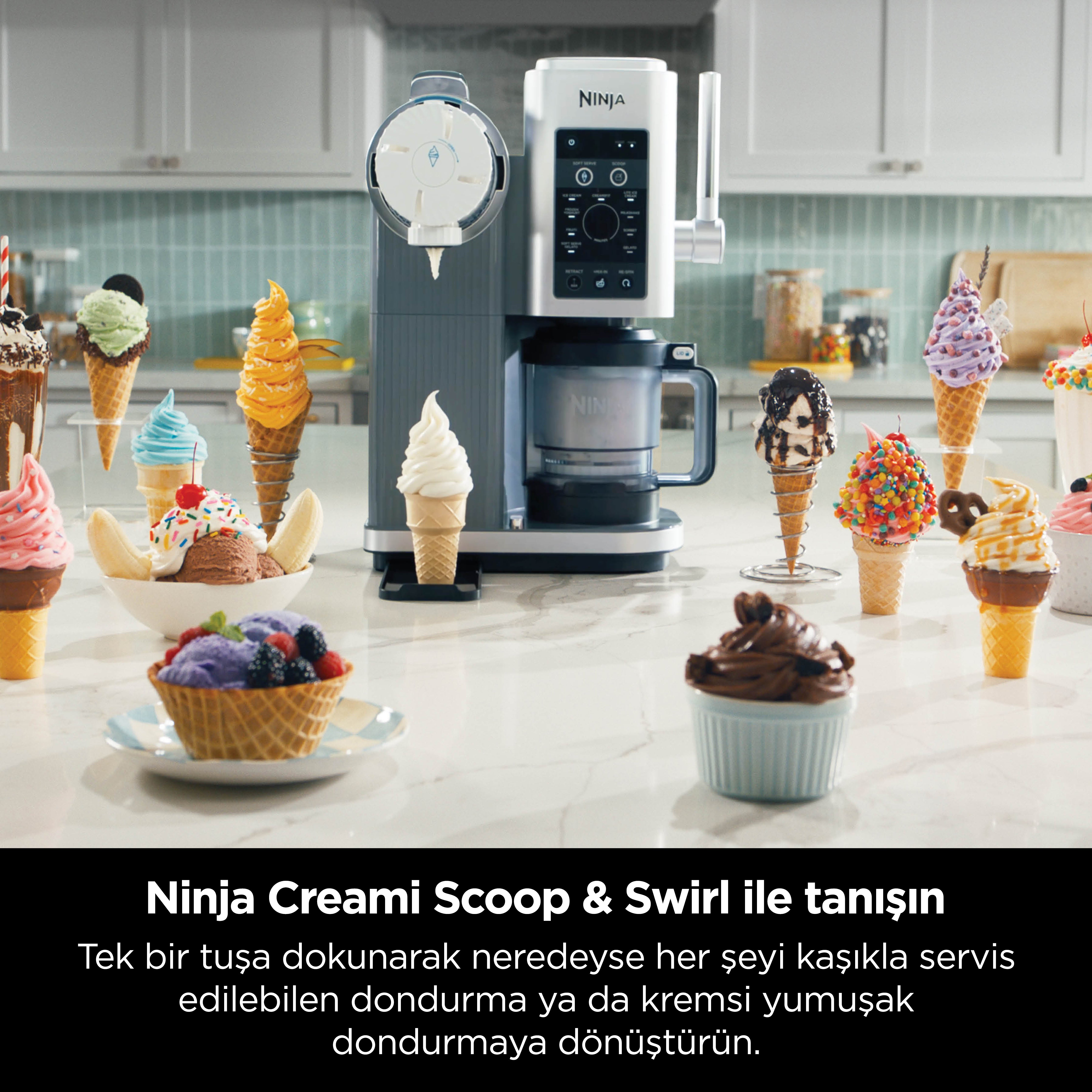 Ninja Swirl by CREAMi 13-in-1 Soft Serve & Dondurma Makinesi