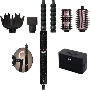 Shark FlexStyle Sparkle 5-in-1 Saç Kurutma & Şekillendirme Sistemi - Black Diamond Limited Edition