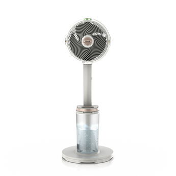 Shark FlexBreeze ProMist Taşınabilir Buharlı Fan – İç ve Dış Mekan Uyumlu, Beyaz