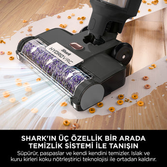 Shark HydroVac Pro Islak&Kuru Şarjlı Silme ve Süpürme Makinesi